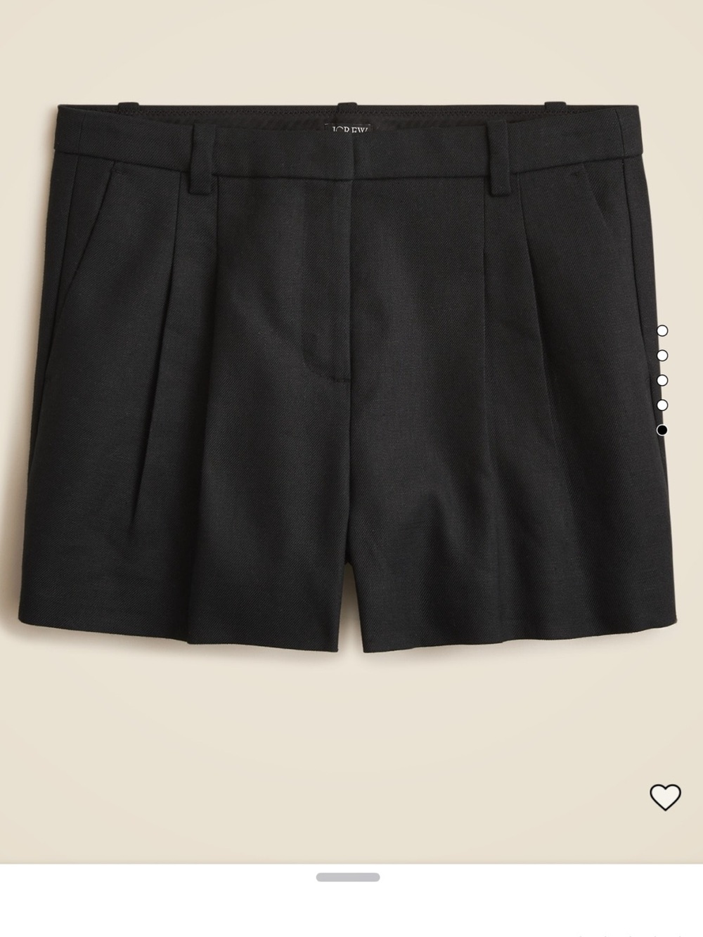 🆕 J.Crew Lucia Short in Stretch Linen Blend